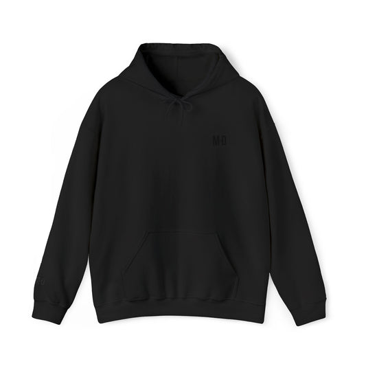 MO Living Tonal Embroidered Hoodie