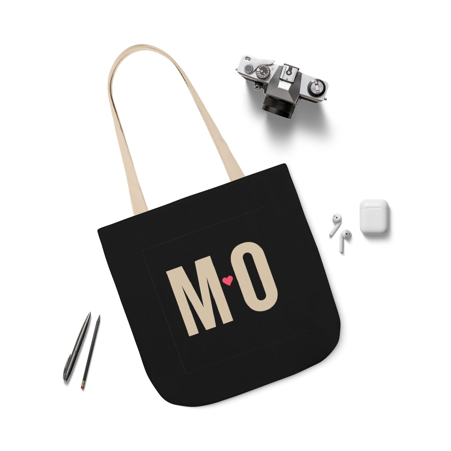 MO Living Heart Canvas Tote