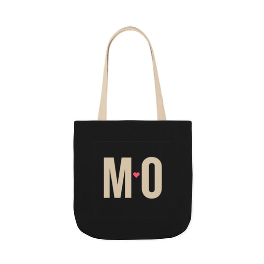 MO Living Heart Canvas Tote
